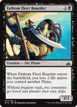 Rivals of Ixalan 071/196 Fathom Fleet Boarder