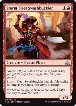 Rivals of Ixalan 117/196 Storm Fleet Swashbuckler