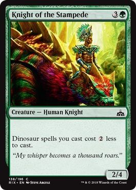 Rivals of Ixalan 138/196 Knight of the Stampede