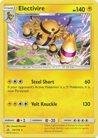 Ultra Prism 044/156 Electivire (Reverse Holo)