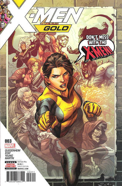 X-men Gold #003 Marvel Comics (2017)