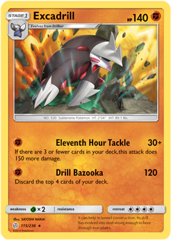 Cosmic Eclipse 115/236 Excadrill (Holo)