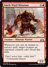 Guilds of Ravnica 116/259 Smelt-Ward Minotaur