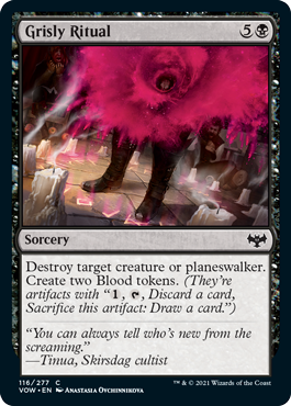 Innistrad: Crimson Vow 116/277 Grisly Ritual