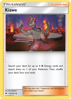 Burning Shadows 116/147 Kiawe (Reverse Holo)