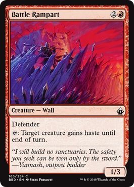 Battlebond 165/254 Battle Rampart