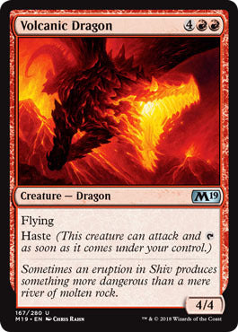 Core Set 2019 167/280 Volcanic Dragon