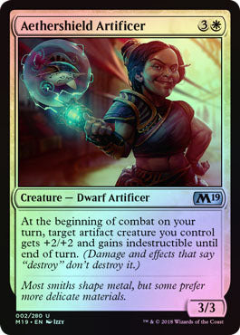 Core Set 2019 002/280 Aethershield Artificer (Foil)