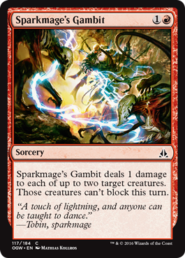 Oath of the Gatewatch 117/184 Sparkmage's Gambit