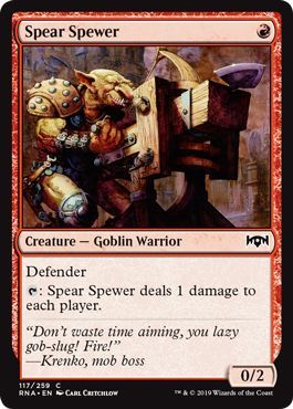 Ravnica Allegiance 117/259 Spear Spewer