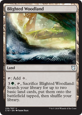 Commander 2018 236/307 Blighted Woodland