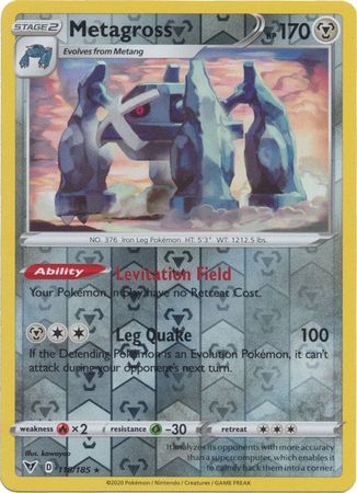 Vivid Voltage 118/185 Metagross (Reverse Holo)