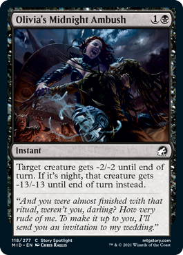 Innistrad: Midnight Hunt 118/277 Olivia's Midnight Ambush