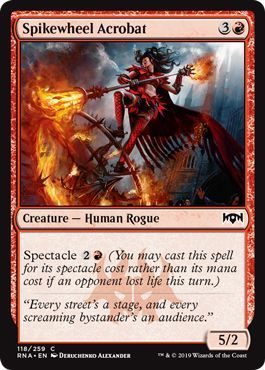 Ravnica Allegiance 118/259 Spikewheel Acrobat