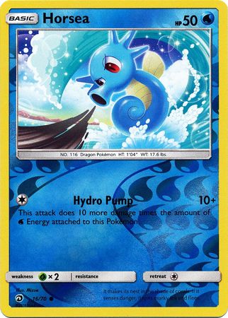 Dragon Majesty 16/70 Horsea (Reverse Holo)