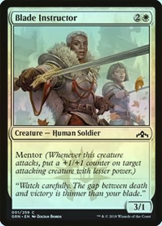 Guilds of Ravnica 001/259 Blade Instructor (Foil)