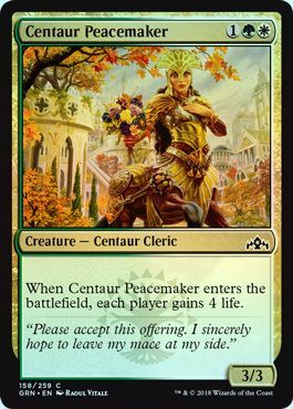 Guilds of Ravnica 158/259 Centaur Peacemaker (Foil)