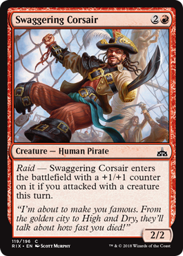 Rivals of Ixalan 119/196 Swaggering Corsair