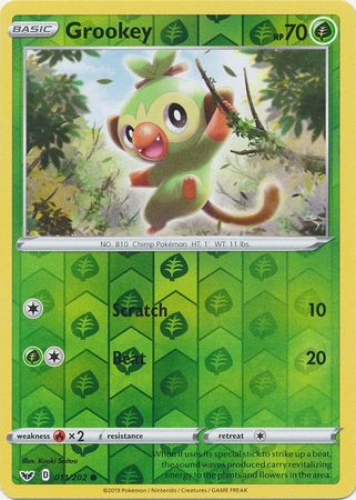 Sword & Shield 011/202 Grookey (Reverse Holo)