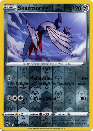 Darkness Ablaze 120/189 Skarmory (Reverse Holo)