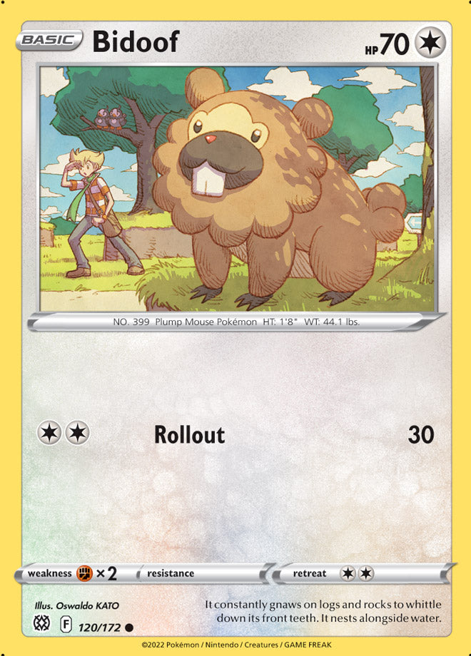 Brilliant Stars 120/172 Bidoof