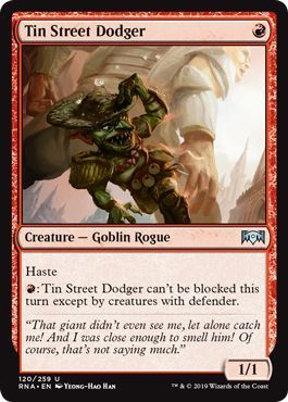 Ravnica Allegiance 120/259 Tin Street Dodger