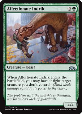 Guilds of Ravnica 121/259 Affectionate Indrik