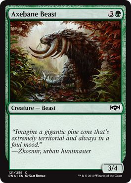 Ravnica Allegiance 121/259 Axebane Beast