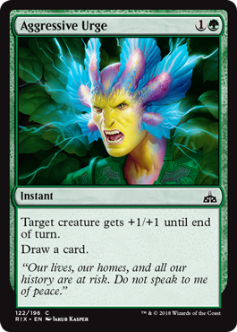 Rivals of Ixalan 122/196 Aggressive Urge