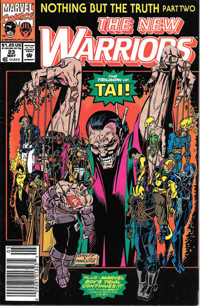 The New Warriors #23 Marvel Comics (1990)