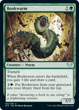 Strixhaven 123/275 Bookwurm