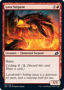 Ikoria: Lair of Behemoths 124/274 Lava Serpent