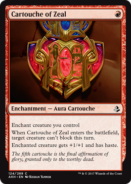 Amonkhet 124/269 Cartouche of Zeal