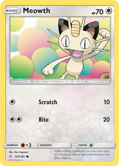 Team Up 125/181 Meowth