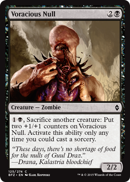 Battle for Zendikar 125/274 Voracious Null