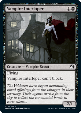 Innistrad: Midnight Hunt 125/277 Vampire Interloper