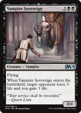 Core Set 2019 125/280 Vampire Sovereign