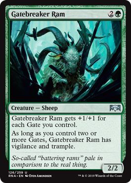 Ravnica Allegiance 126/259 Gatebreaker Ram