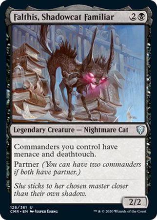 Commander Legends 126/361 Falthis, Shadowcat Familiar