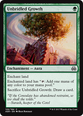 Aether Revolt 126/184 Unbridled Growth