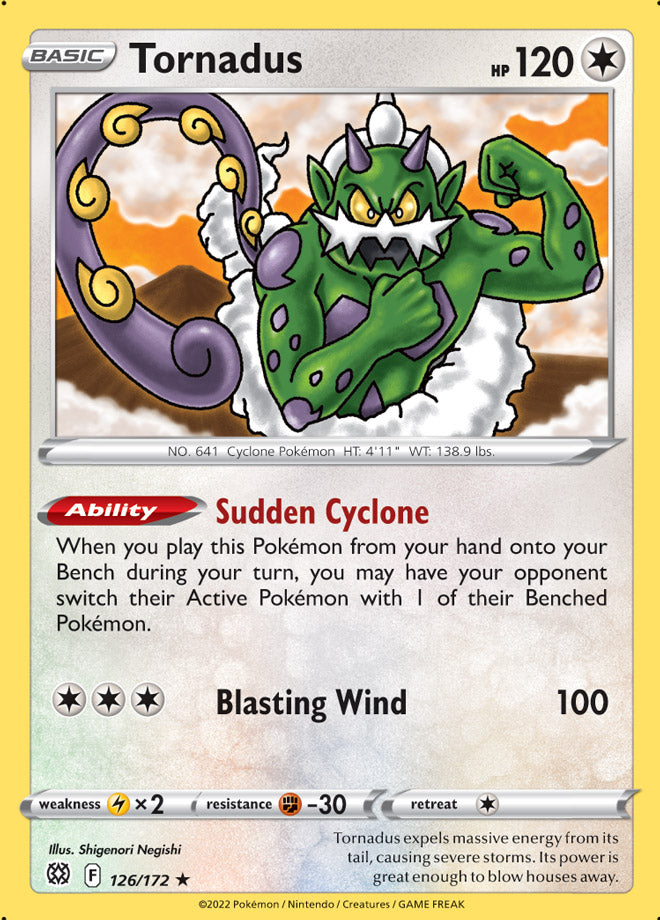 Brilliant Stars 126/172 Tornadus