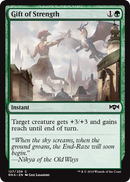 Ravnica Allegiance 127/259 Gift of Strength