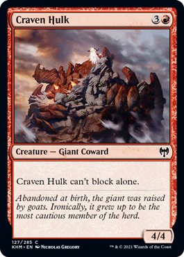 Kaldheim 127/285 Craven Hulk (Foil)