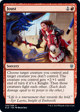 Throne of Eldraine 129/269 Joust