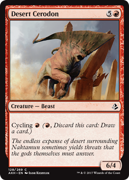 Amonkhet 128/269 Desert Cerodon