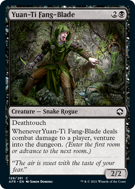 Adventures in the Forgotten Realms 128/281 Yuan-Ti Fang-Blade (Foil)