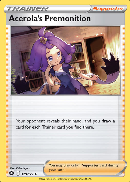 Brilliant Stars 129/172 Acerola's Preminition