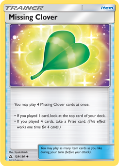 Ultra Prism 129/156 Missing Clover