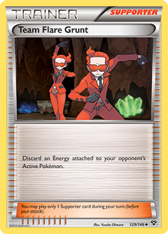 XY Base Set 129/146 Team Flare Grunt