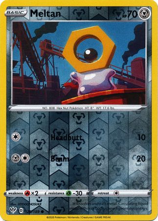 Darkness Ablaze 129/189 Meltan (Reverse Holo)